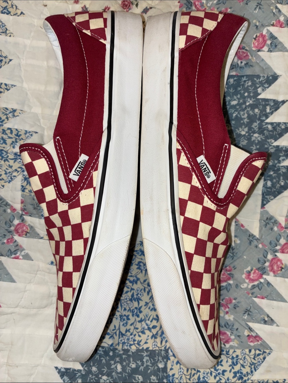 Vans Classic Checkerboard Slip On Sneakers